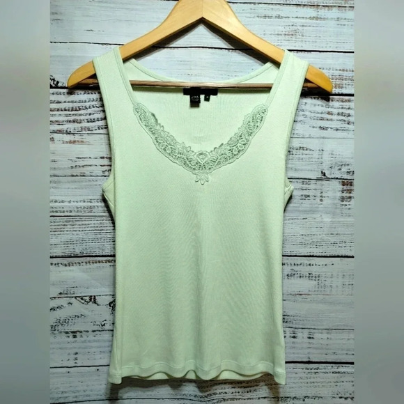 Lauren Ralph Lauren Blouse Set Green size Medium Linen Lightweight‎ Vacation - Picture 7 of 10